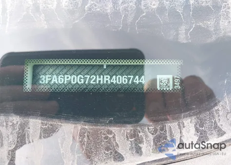 2017 Ford Fusion S из США, поврежденный, VIN 3FA6P0G72HR406744